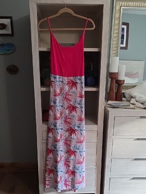 market & spruce maxi dress Market & Spruce Knit Maxi Dress Women's Size L Multicolor Striped Slit Side